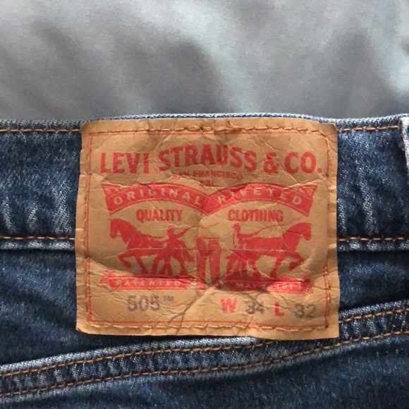 Levi’s 505 34X32 - Picture 7 of 9